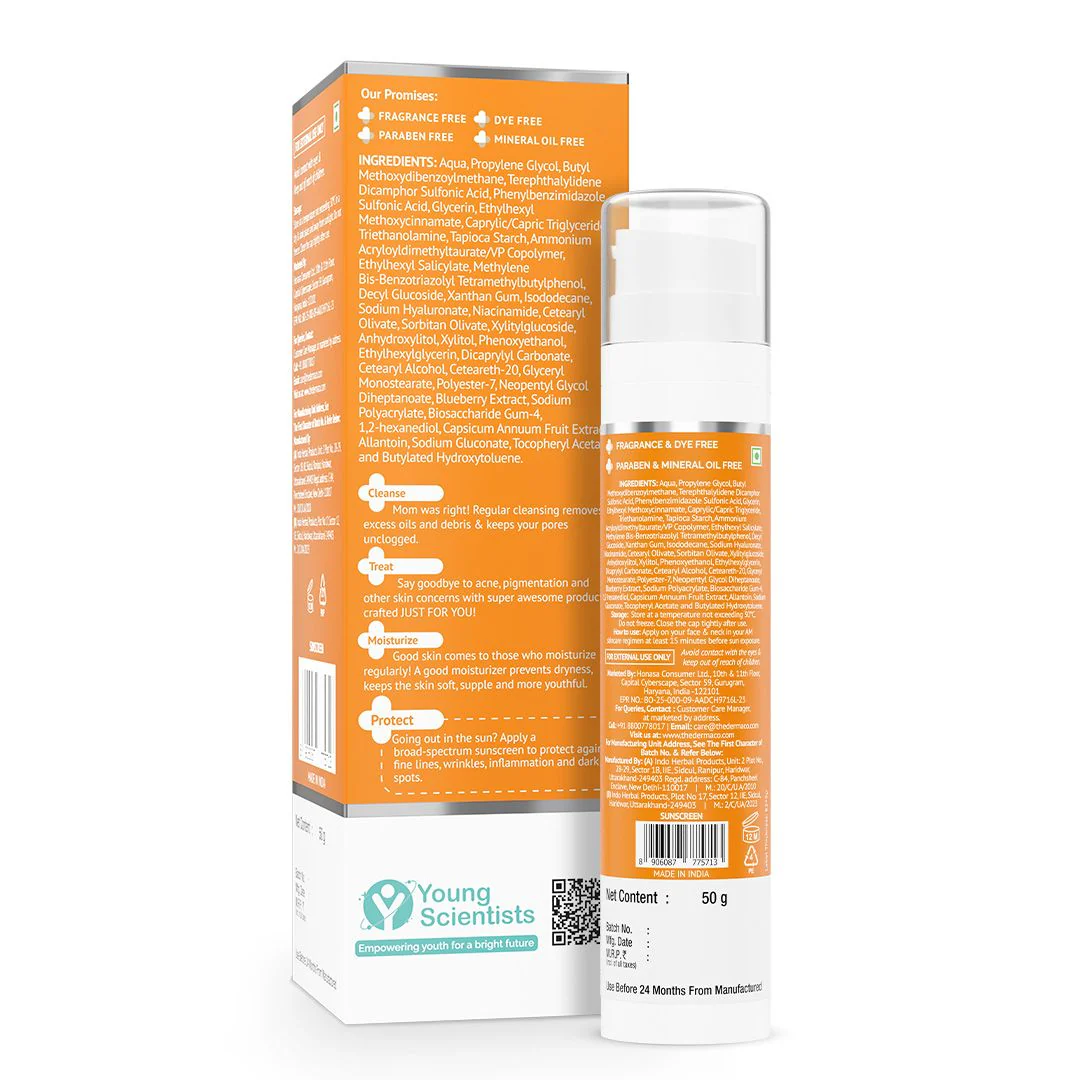 1% Hyaluronic Sunscreen Aqua Gel In Vivo Tested (ISO 24444:2019 Certified, CTRI/2025/02/080287) with SPF 50 & PA++++ - 50g - Image 13