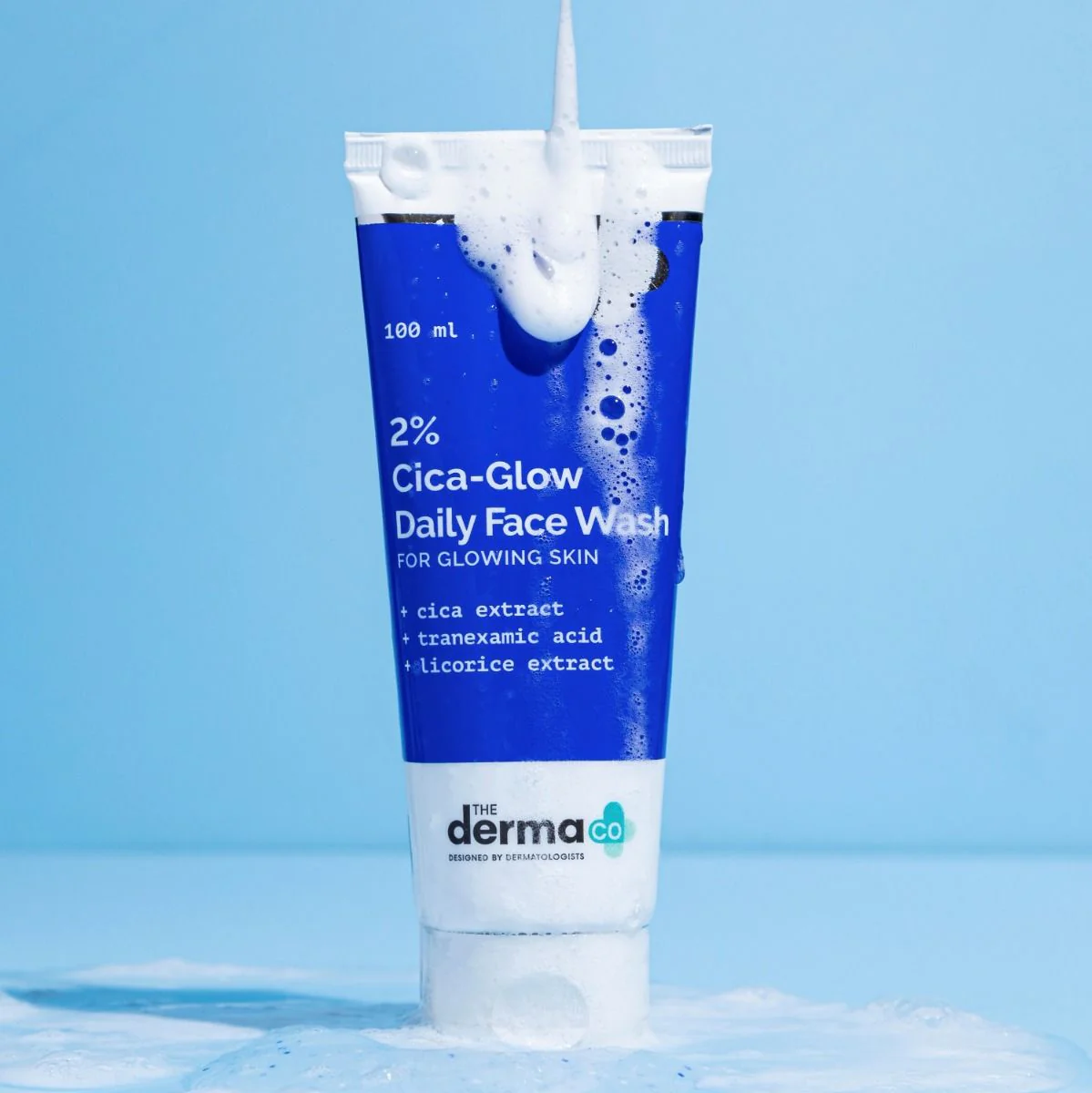 2% Cica-Glow Daily Face Wash with Tranexamic Acid & Licorice Extract - 100ml - Image 5