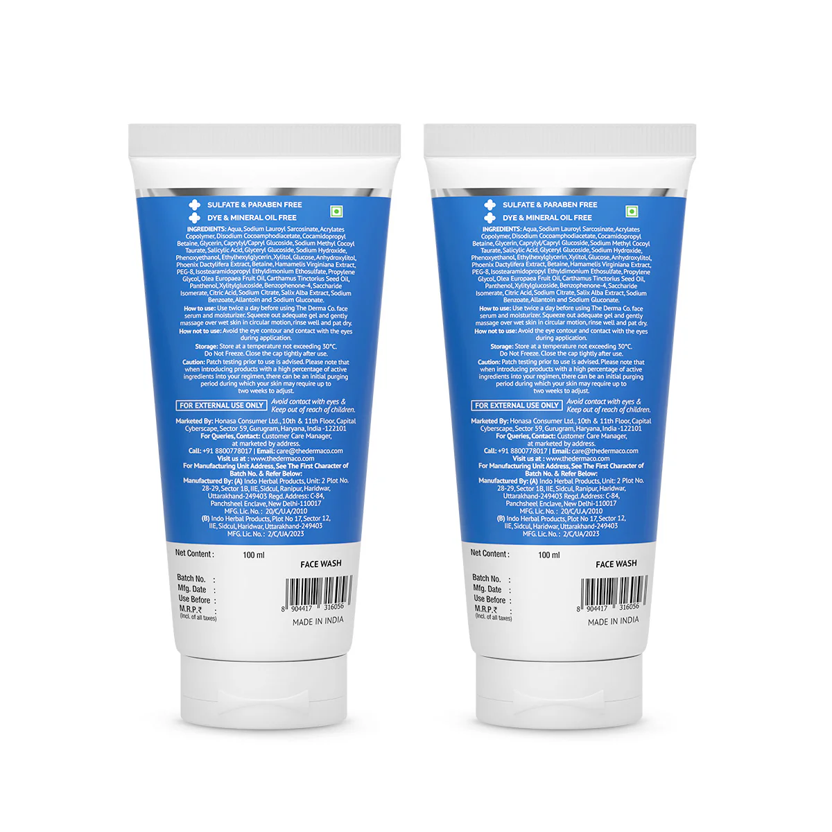 2% Salicylic Acid Gel Face Wash with Salicylic Acid & Witch Hazel - 100ml (Pack Of 2) - Image 7