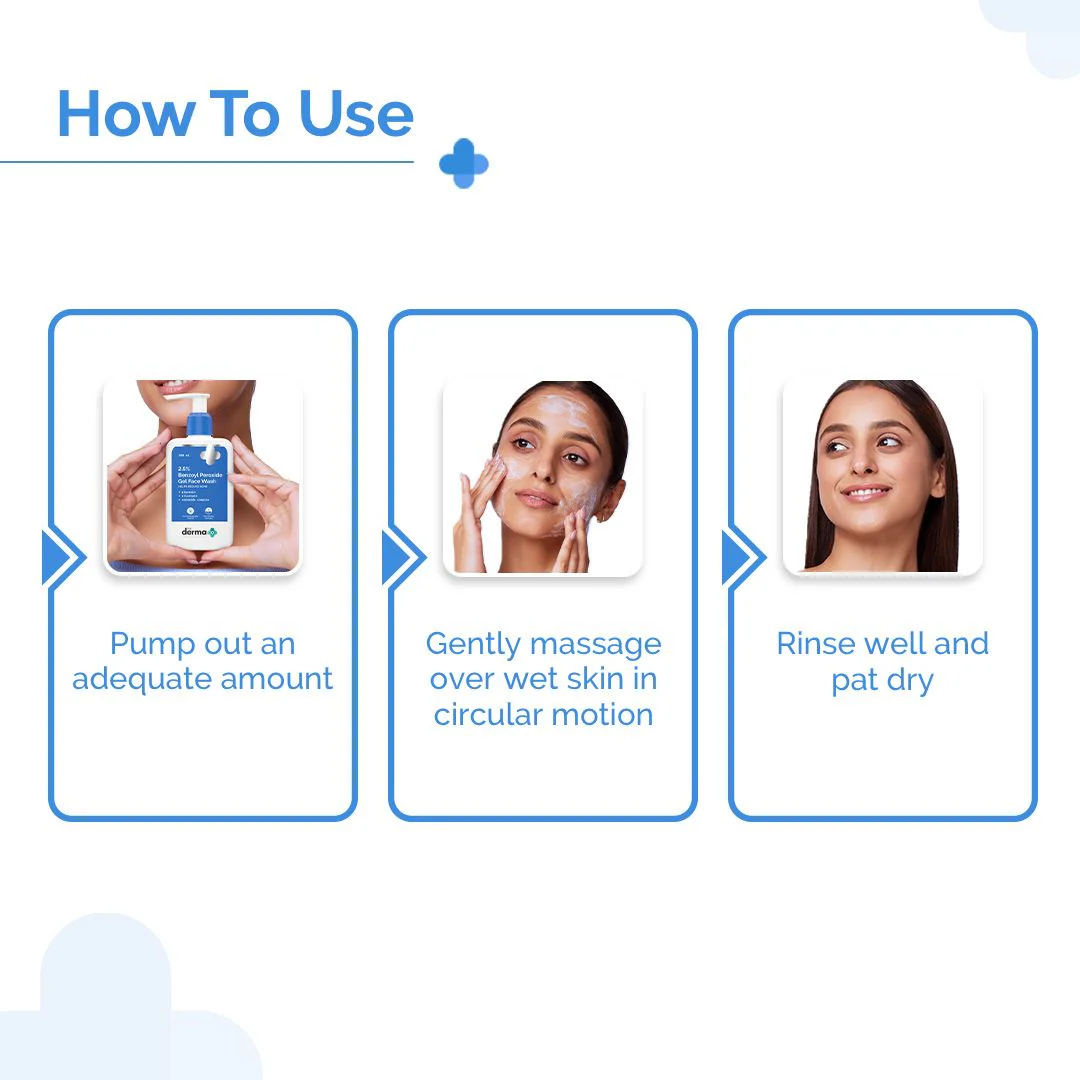 2.5% Benzoyl Peroxide Gel Face Wash with Glycerin & Allantoin for Active Acne - 100 ml - Image 7