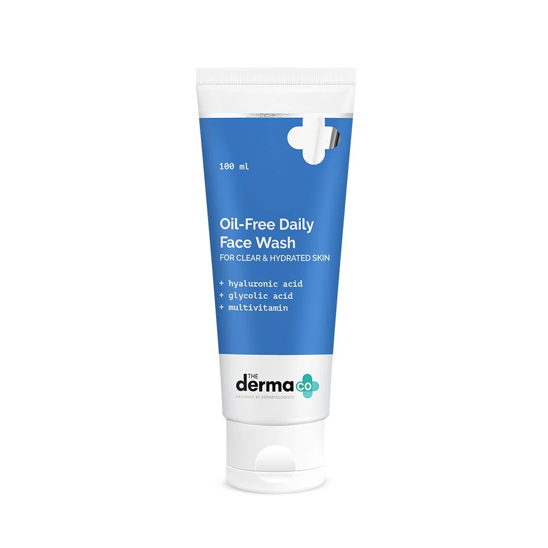 Oil-Free Daily Face Wash With Hyaluronic Acid, Glycolic Acid & Multivitamins for Clear & Hydrated Skin - 100ml - Image 7